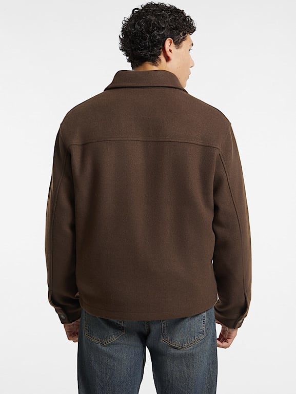 Faux wool jacket hotsell