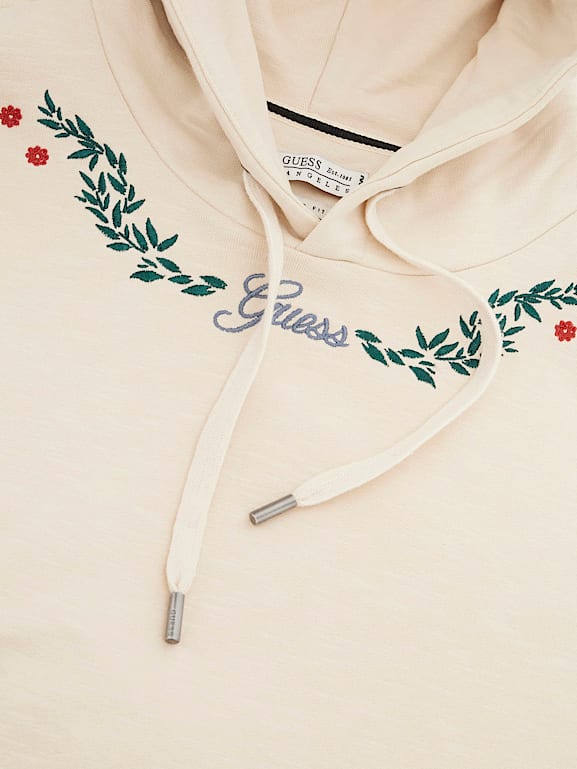 Guess embroidered sweatshirt hotsell