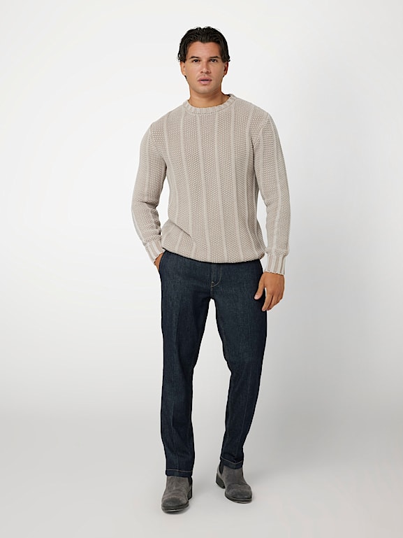Cotton blend sweater hot sale