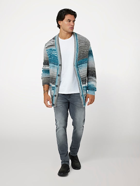 Guess cardigan mens discount