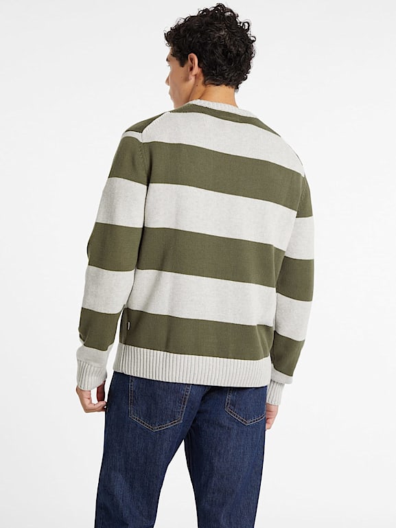 Pull guess homme rayé 2025