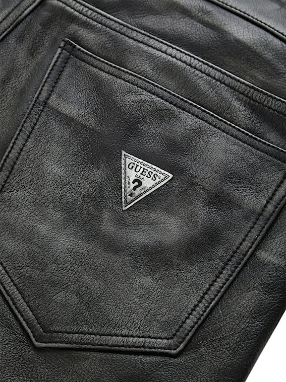 Guess lederimitathose Clearance