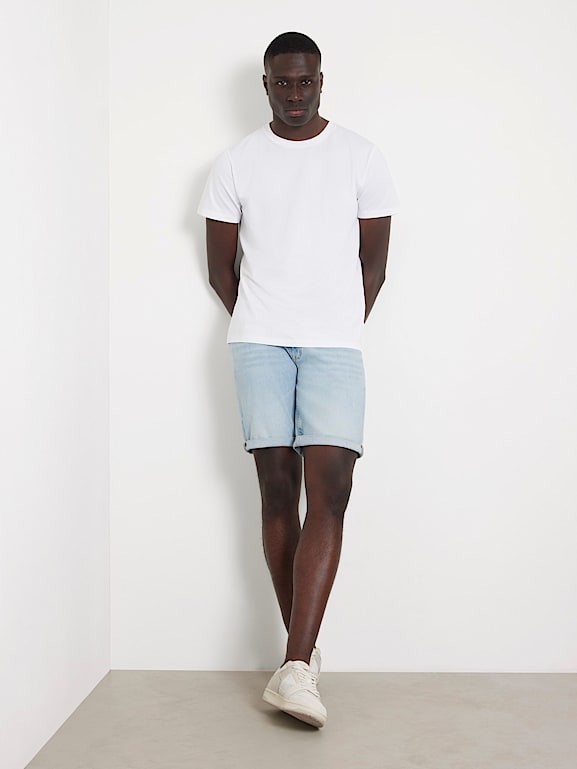 GUESS Short en jean taille basse
