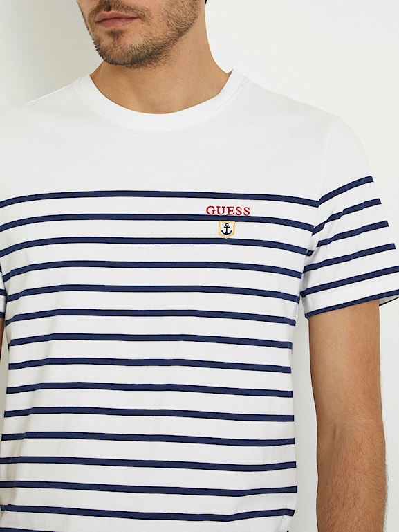 T shirt rayure guess on sale