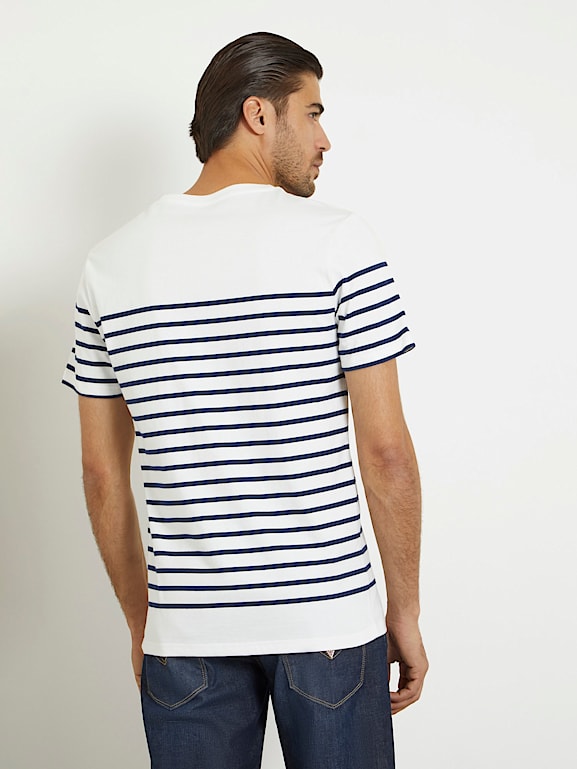 Tee shirt guess rayure new arrivals