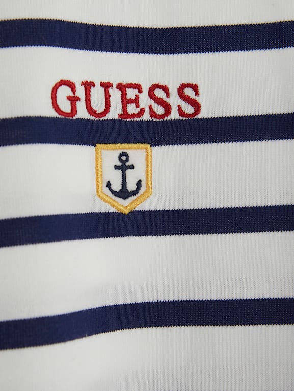 Tee shirt hot sale guess homme rayure