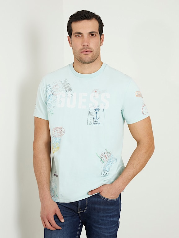 Guess blue top sales