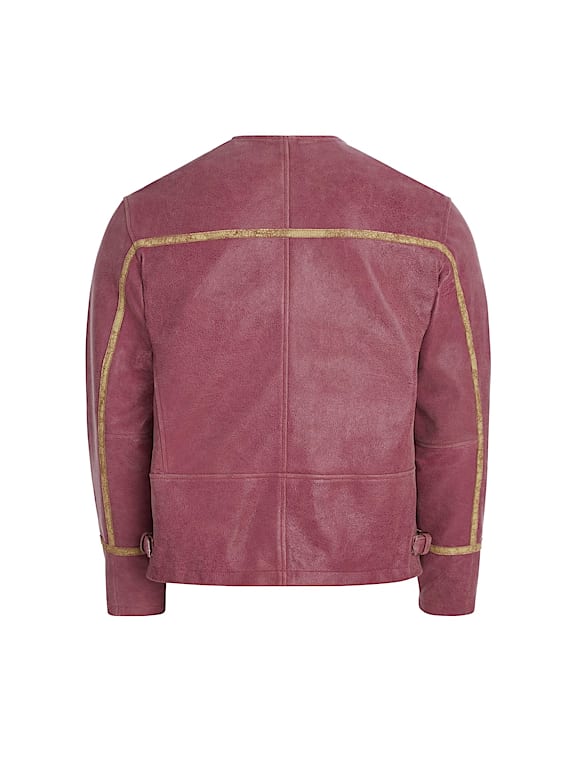 Giacca pelle rossa guess discount