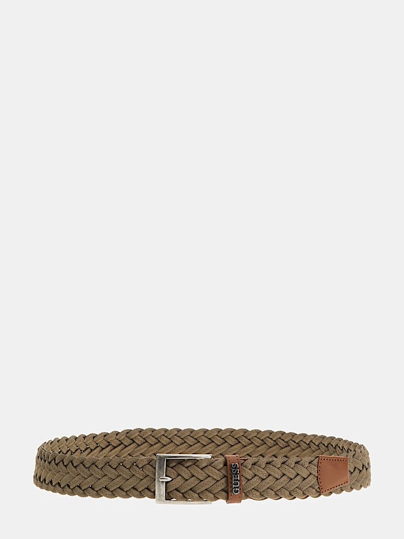 Guess logo sale woven belt