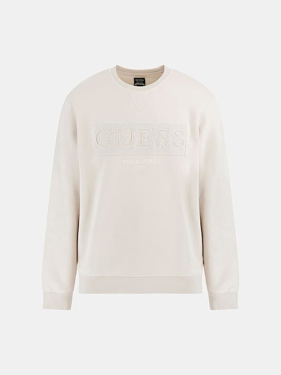 Grey guess sweatshirt clearance