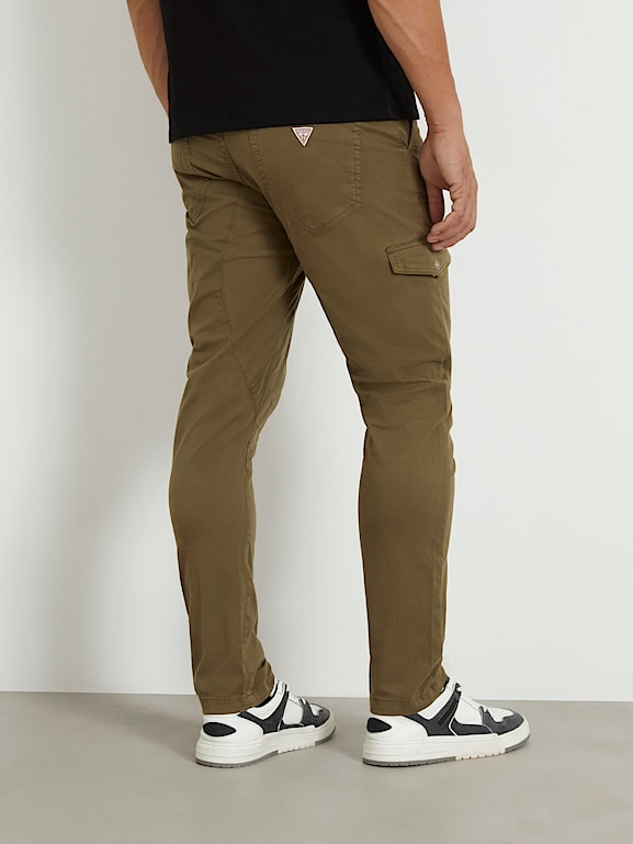 Mid-Rise Slim Fit Cargo Pants