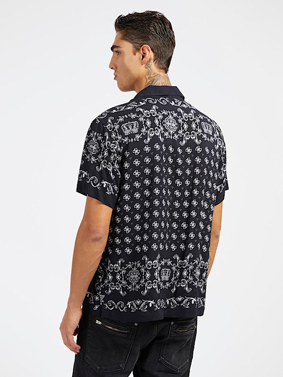 Chemise imprimé baroque discount homme