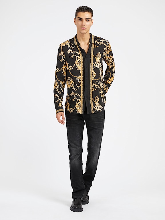 Camicia stampa barocca best sale