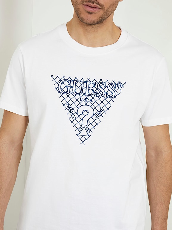 Guess jeans outlet white t shirt