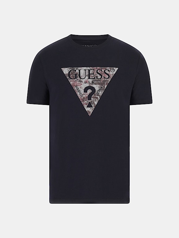 T shirt guess logo online