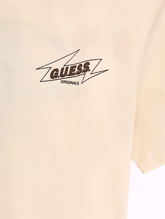 GUESS® Originals T-Shirt Logo vorn und hinten Herren