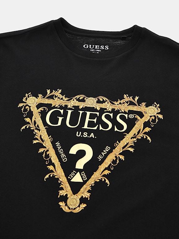 GUESS® T-Shirt mit Logodreieck Herren