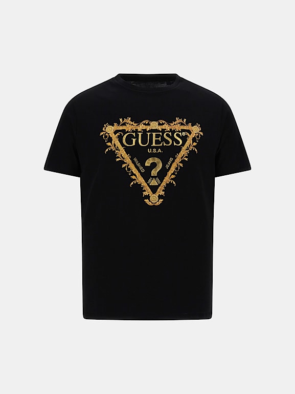 GUESS Triangle logo t shirt Men