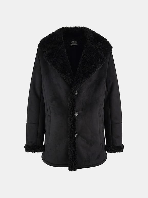 GUESS® Sherpa details coat Men