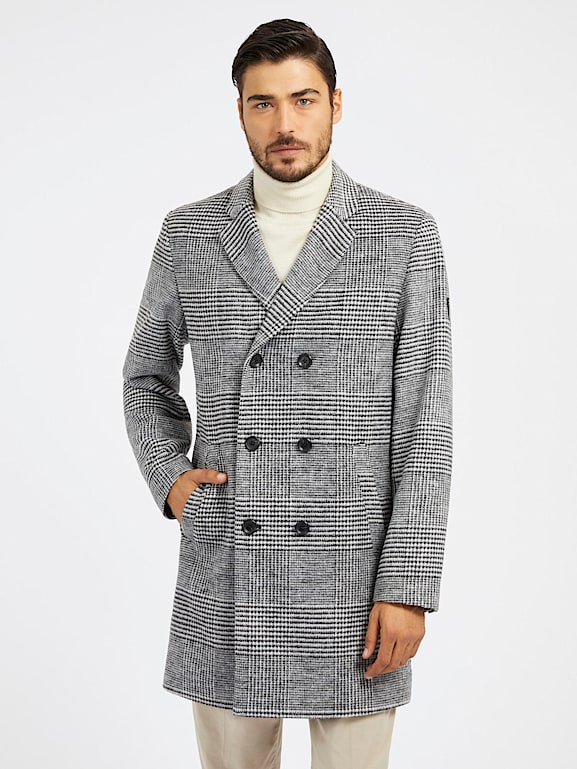 Guess men's wool coat sale