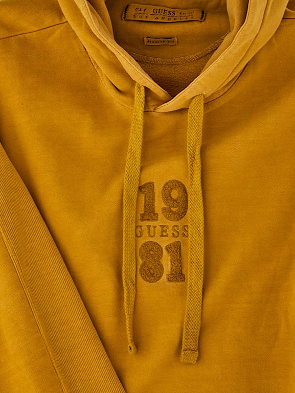 Guess hoodie yellow top