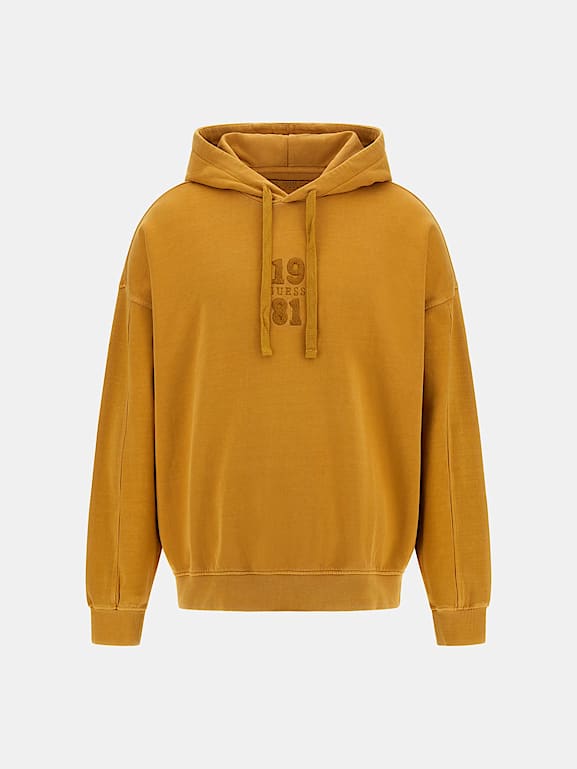 Men's mustard new arrivals yellow hoodie