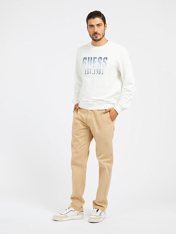 GUESS® Sweatshirt mit gesticktem Logo Herren
