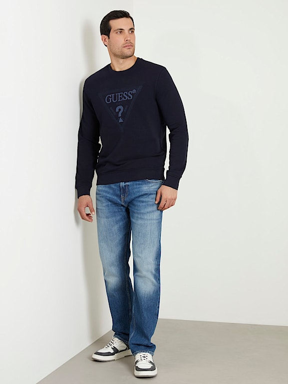 GUESS® Triangle logo sweatshirt