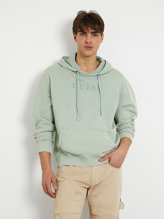 Guess embroidered 2025 hoodie sweatshirt