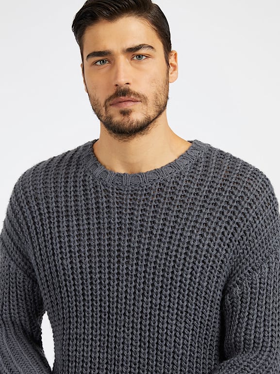 GUESS Rib knit sweater Men