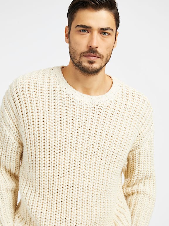 GUESS® Rippstrick-Pullover Herren 