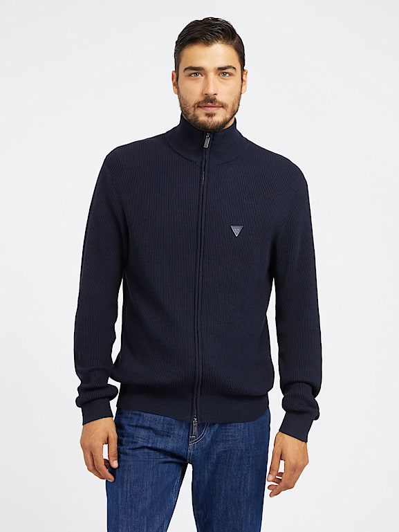 Guess cardigan mens top