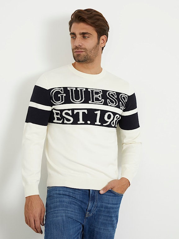 Guess sweater mens top