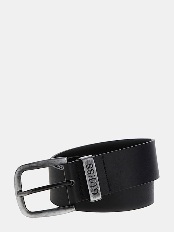 Genuine leather top belts for men