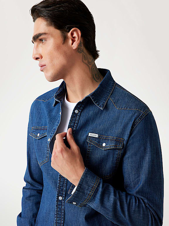 Camicia jeans slim fit shop