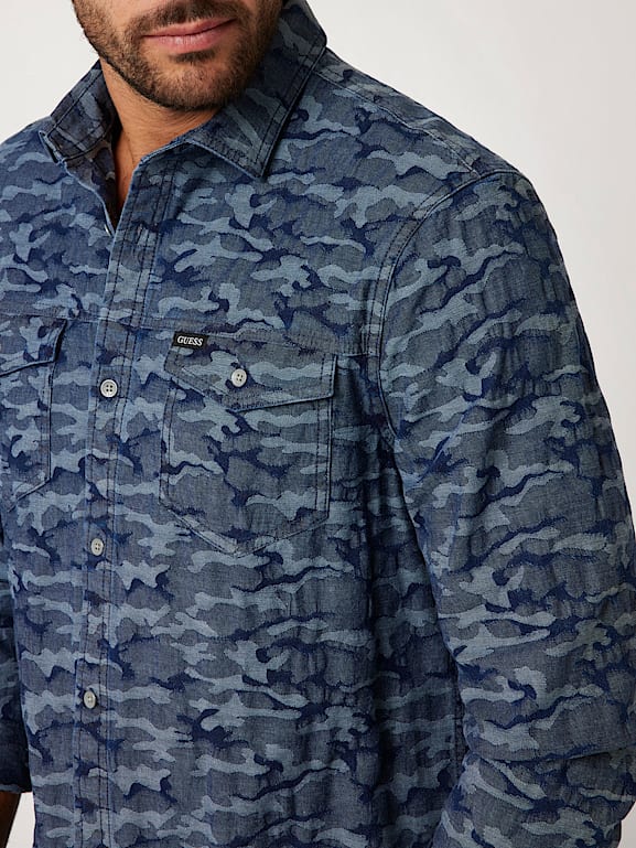 Camicia mimetica uomo sale