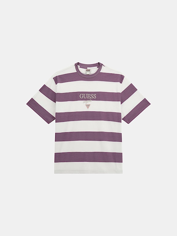 GUESS Originals T shirt raye all over Homme