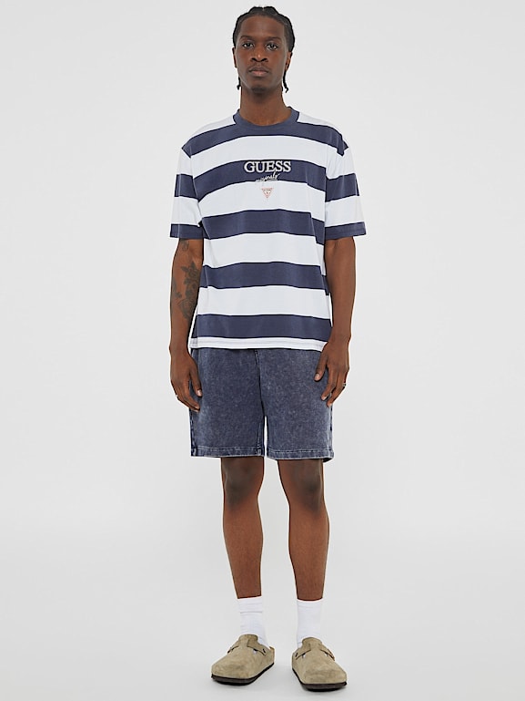 GUESS Originals T shirt a righe all over Uomo
