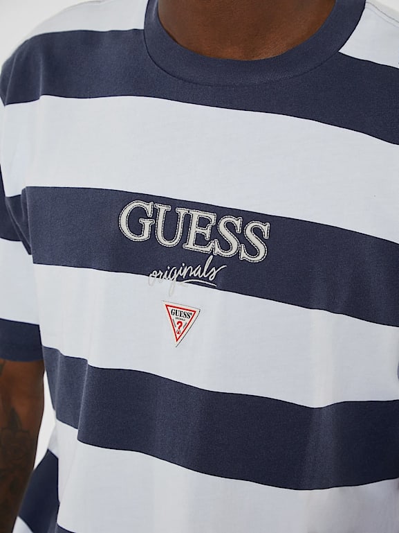 Guess t shirt a righe online