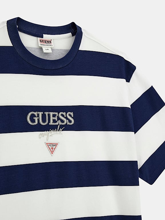 GUESS Originals All over stripe t shirt Men