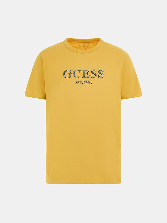 GUESS Embroidered logo t shirt