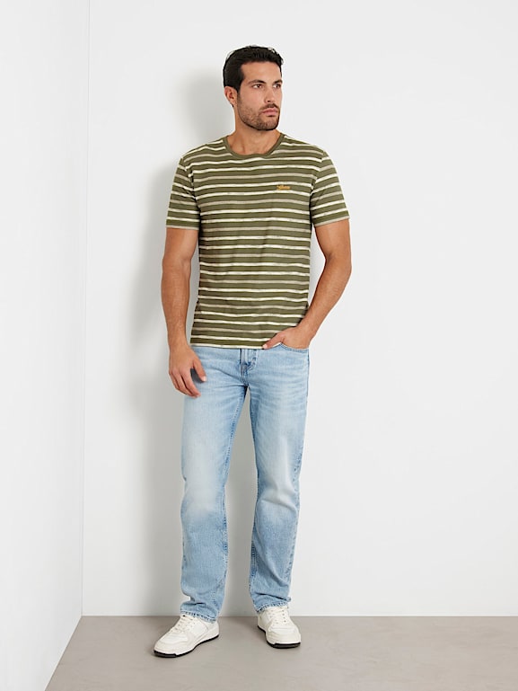 Guess t shirt uomo righe hotsell