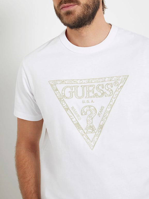 GUESS Ucgen logolu t shirt