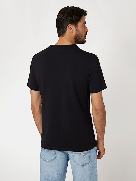 GUESS® T-Shirt Stretch Logo-Dreieck