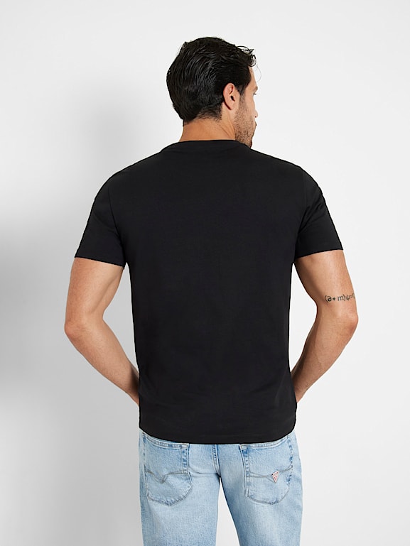 GUESS® T-Shirt Stretch Frontlogo Herren