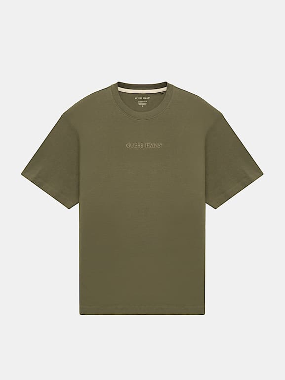 Olive green guess shirt outlet