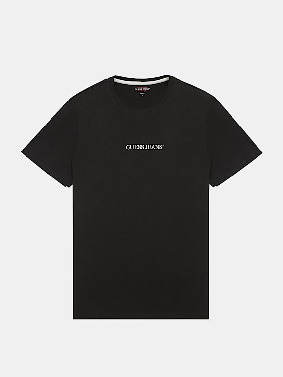 Slim Embroidered Logo Tee Men GUESS Jeans