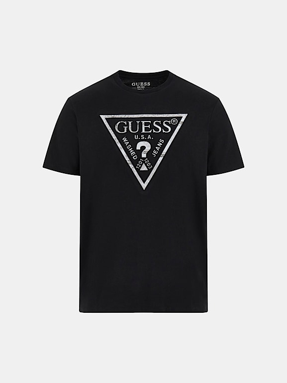 Camiseta guess logo reflectante clearance