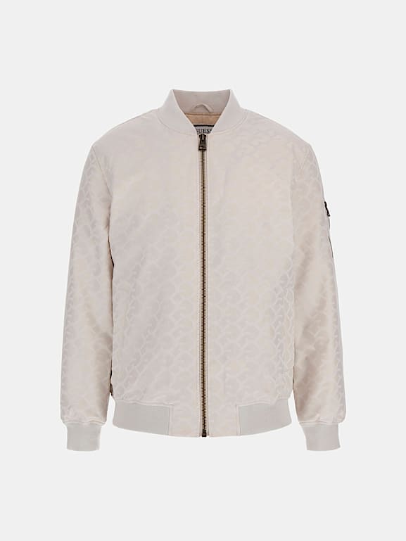 GUESS All over logo bomber jacket Men