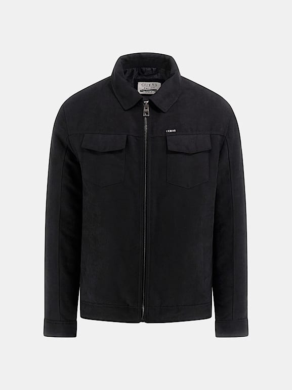 GUESS Faux suede jacket Men